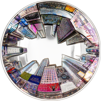 3 oz Silber New York 360° View 2025 – Cook Islands (PP | Auflage: 499 | Smartminting® | Ultra Deep Relief) – VORVERKAUF
