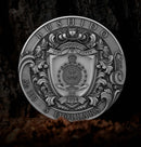 2 oz Silbermünze Bushido, Start der Serie „The Warrior’s Path“, Niue 2024 ( T&S | Auflage: 500)