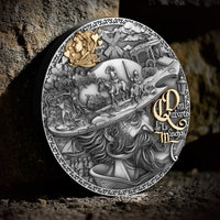 2 oz Silbermünze Don Quixote, Niue ( T&S | Auflage: 500)