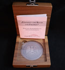 5 oz Silbermedaille Einigkeit und Recht und Freiheit limitierte Auflage 999 Stück