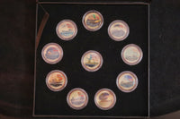 10er Münzset – Battleships of World War II (Farbedition | Auflage: 5.000 | Swiss Castell Mint)