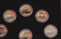 10er Münzset – Battleships of World War II (Farbedition | Auflage: 5.000 | Swiss Castell Mint)