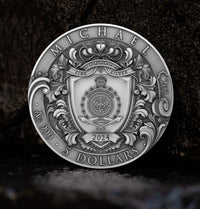 2 oz Silbermünze Michael 2024 – Niue (T&S | Auflage: 500 | .999 Feinsilber)