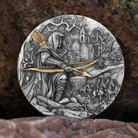 2 oz Silbermünze Robin Hood, Kamerun 2024 ( T&S | Auflage: 500)