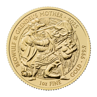 1 oz Goldmünze Grendel’s Mother 2025 – Myths and Legends (BU | Großbritannien)