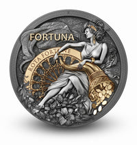 2 oz Silbermünze Fortuna, Niue 2023 ( T&S | Auflage: 500)