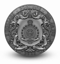 2 oz Silbermünze Fortuna, Niue 2023 ( T&S | Auflage: 500)